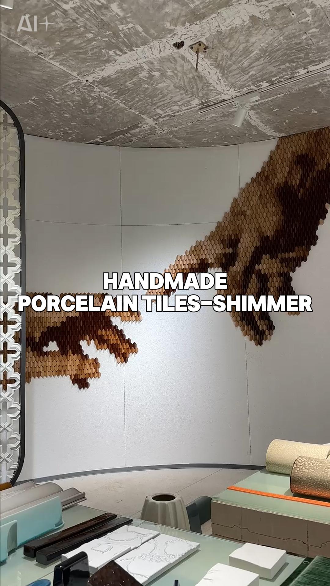 HANDMADE PORCELAINTILES-SHIMMER